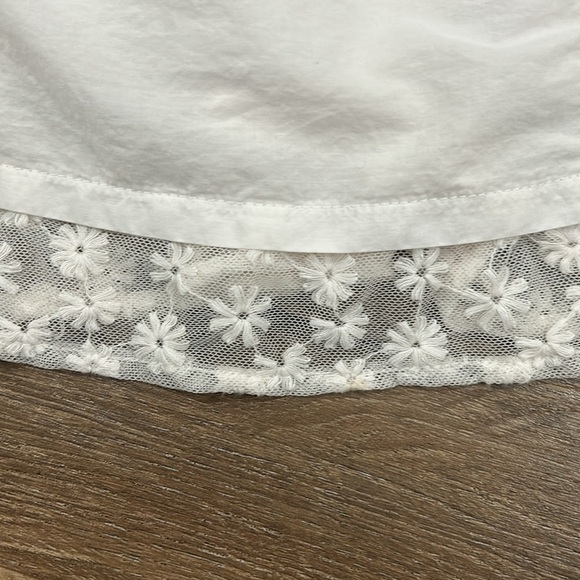 Abercrombie Girls Dress Sleeveless White Floral Boho Bohemian look embroidered - Picture 5 of 14